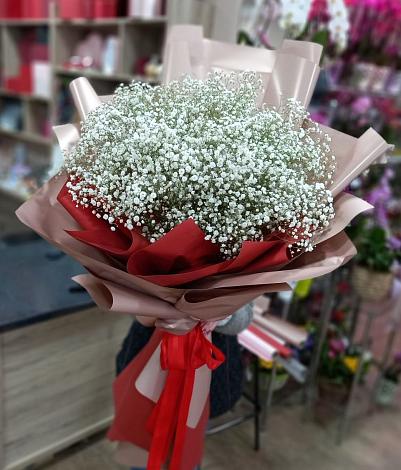 Букет цветов из: Гипсофила в Бужарово