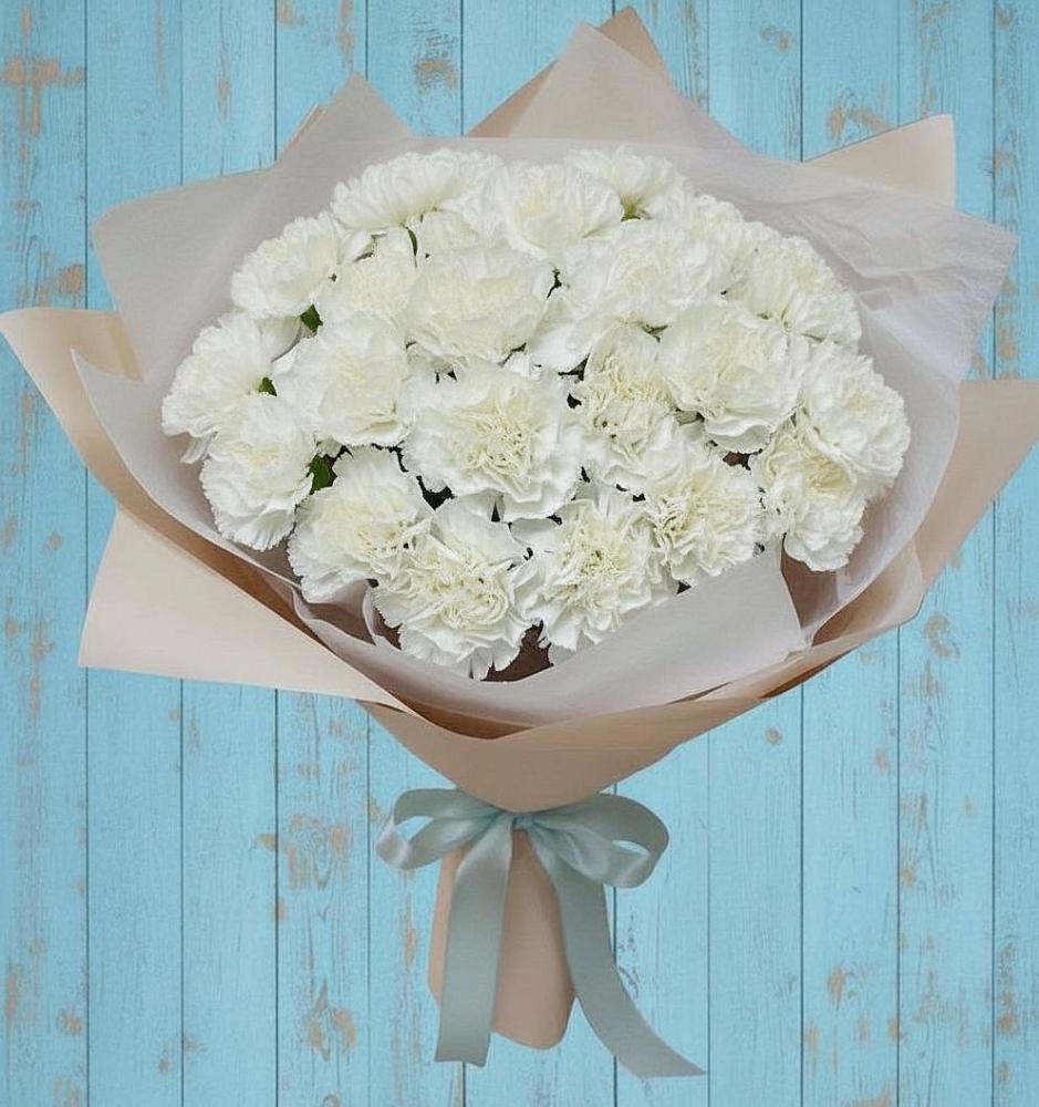 Букет цветов из: Гвоздики в Бужарово