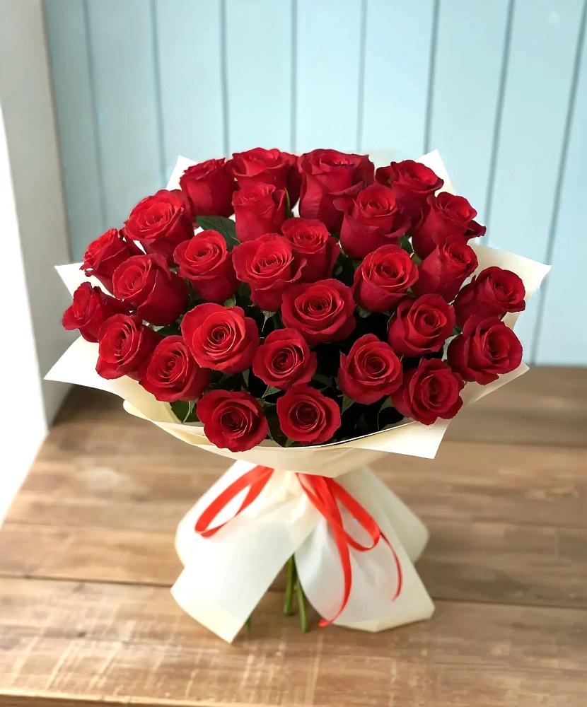 Букет 29 Красных роз в Бужарово