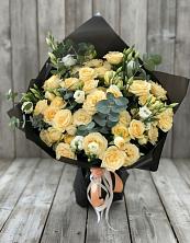Букет цветов из:  Розы и Лизиантусы в Бужарово