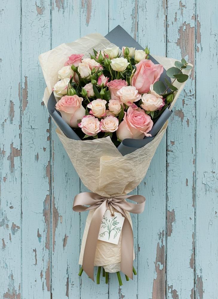 Букет цветов из: Розы в Бужарово