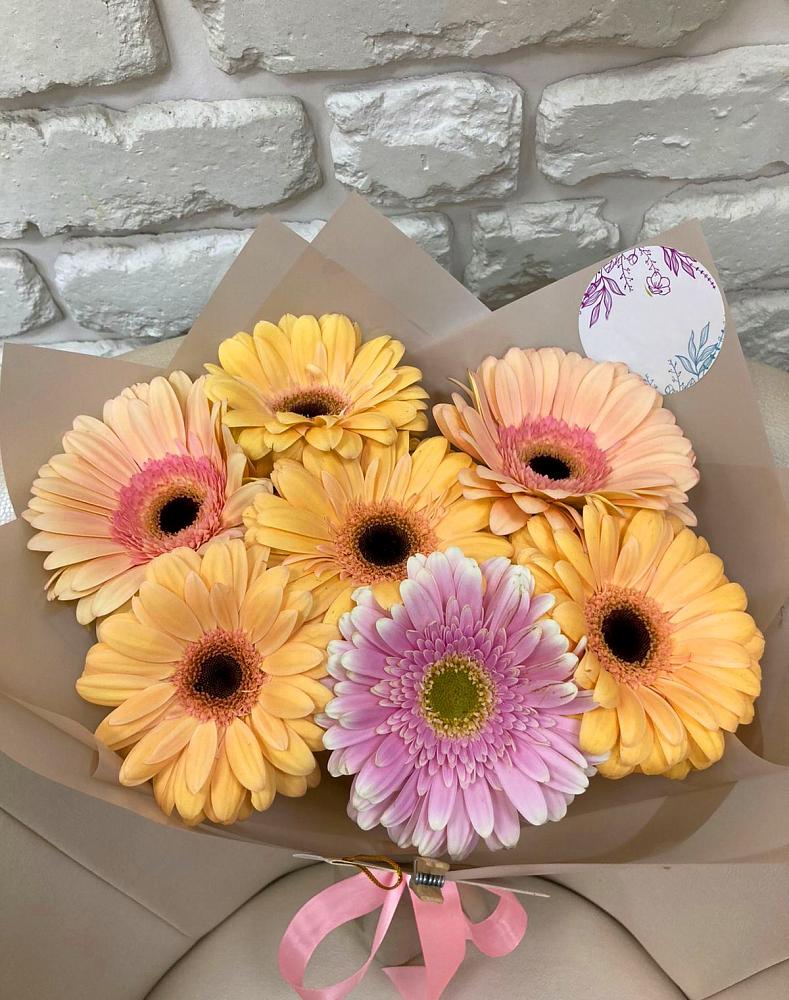 Букет цветов из: Герберы в Бужарово