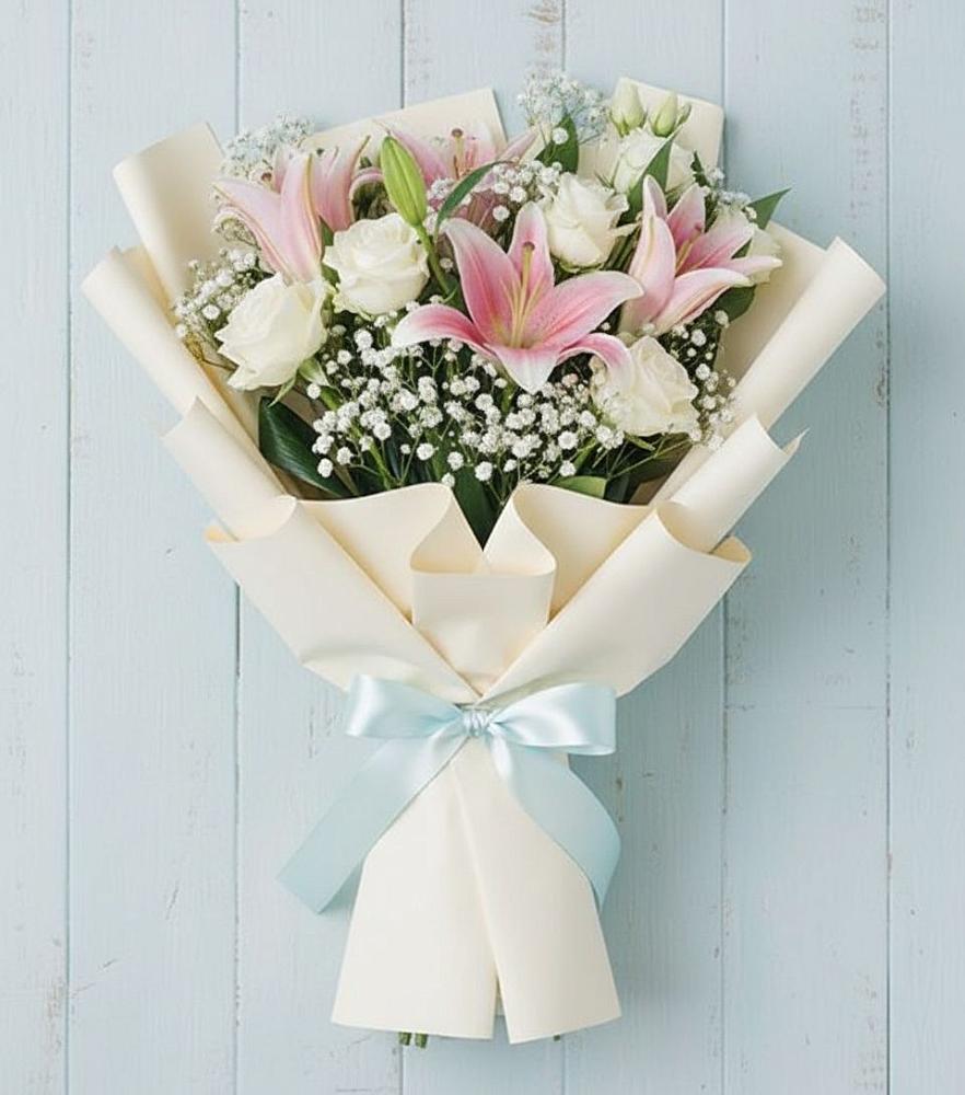 Букет цветов из: Лилии в Бужарово