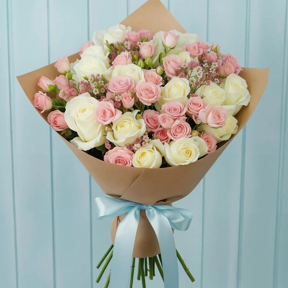 Букет цветов из: Розы в Бужарово