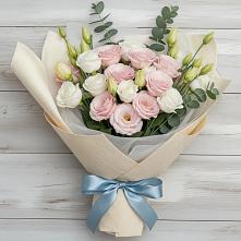 Букет цветов из:  Лизиантусы в Бужарово