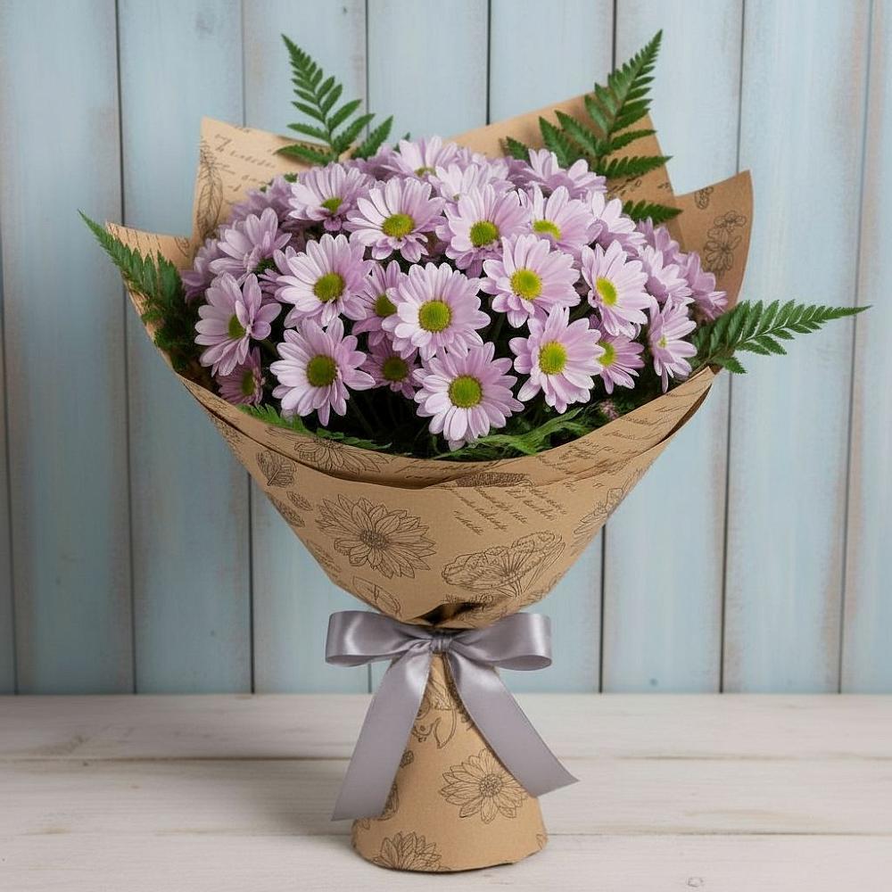 Букет цветов из: Хризантемы в Бужарово