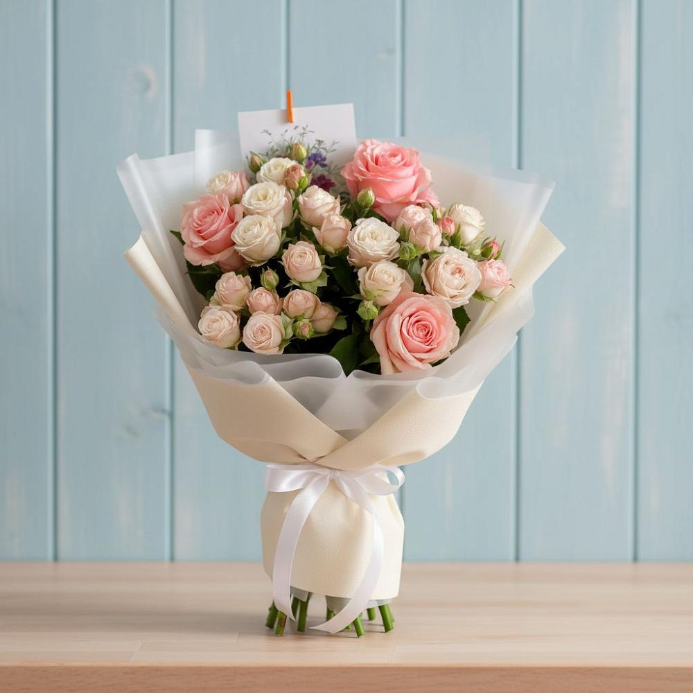 Букет цветов из: Розы в Бужарово