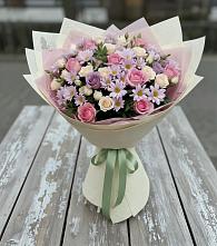 Букет цветов из:  Розы и Хризантемы #REPLACE_PRED# Бужарово