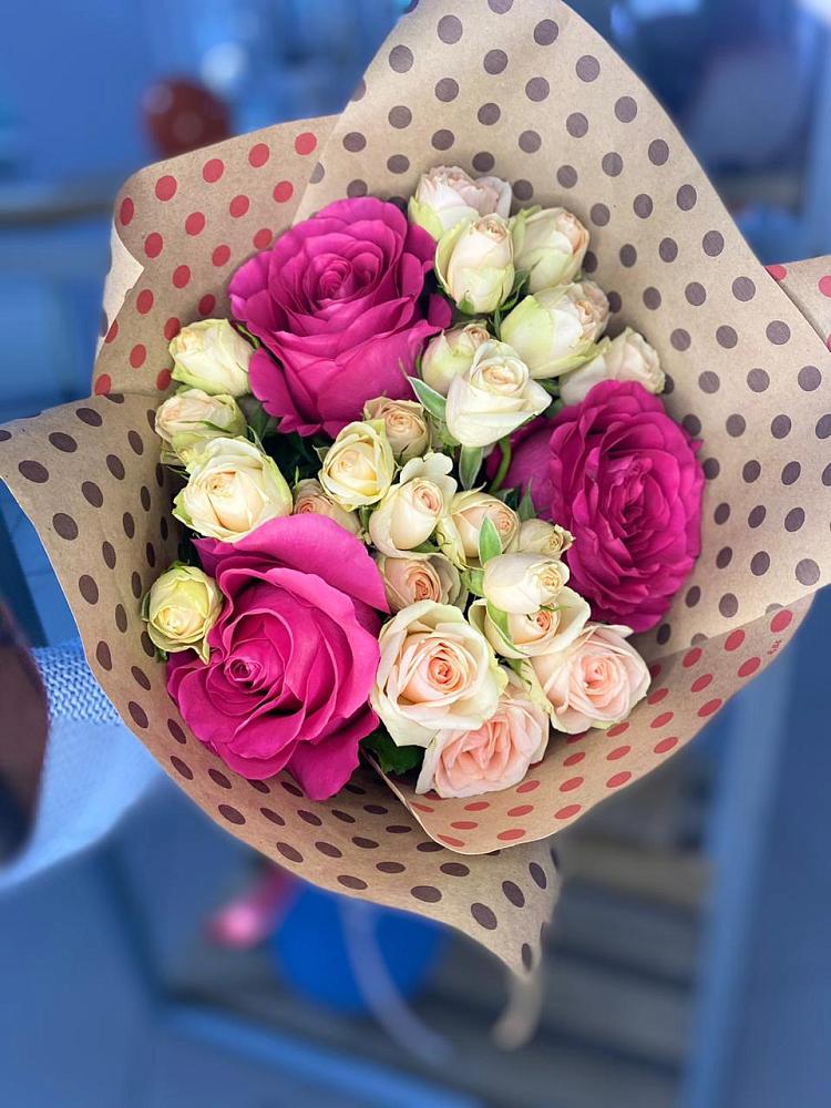 Букет цветов из: Розы в Бужарово