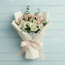 Букет цветов из:  Альстромерии в Бужарово