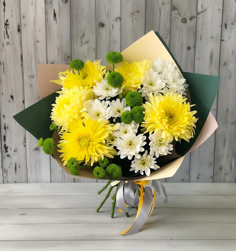 Букет цветов из: Хризантемы в Бужарово