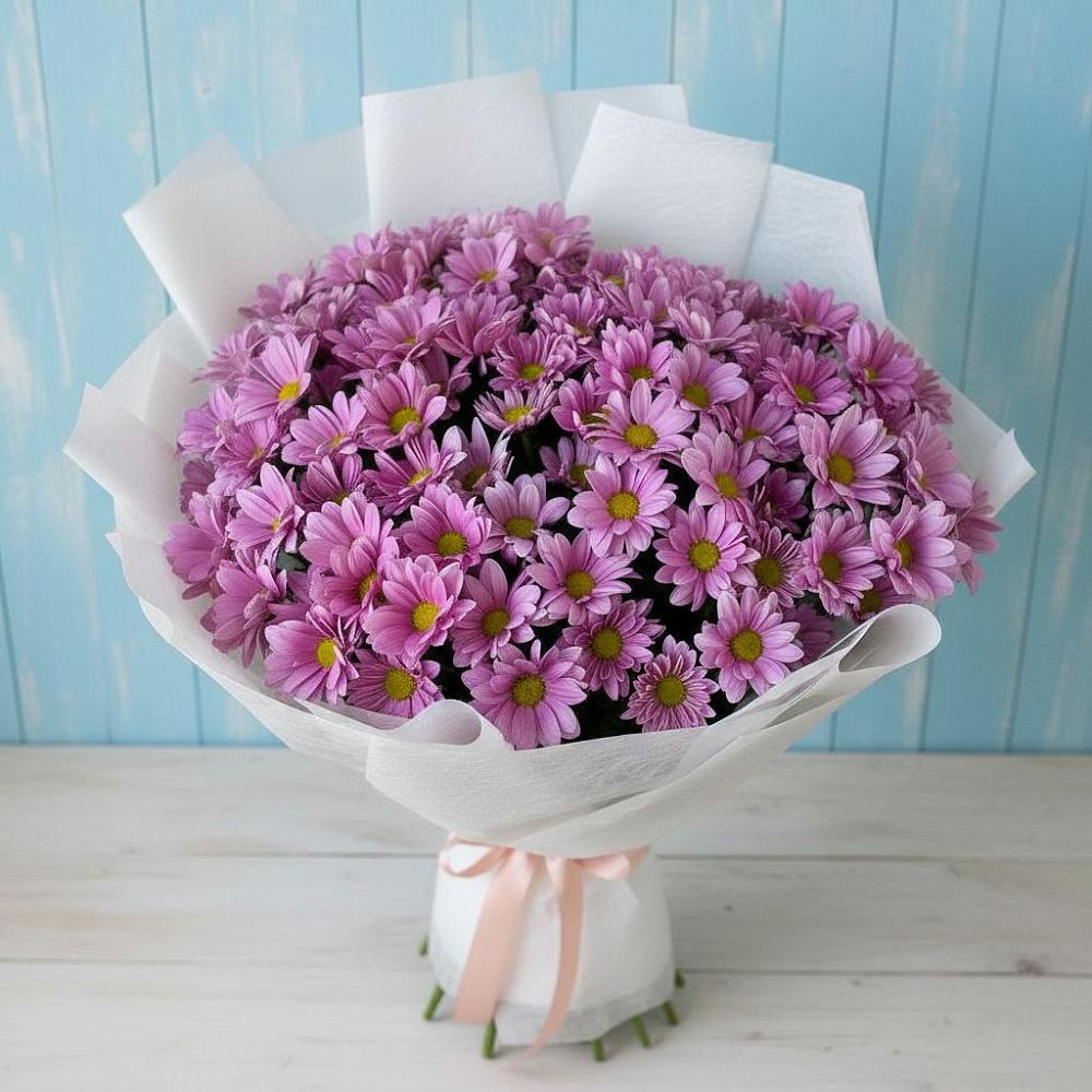 Букет цветов из: Хризантемы в Бужарово