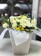 Цветочная композиция из Розы  в Бужарово