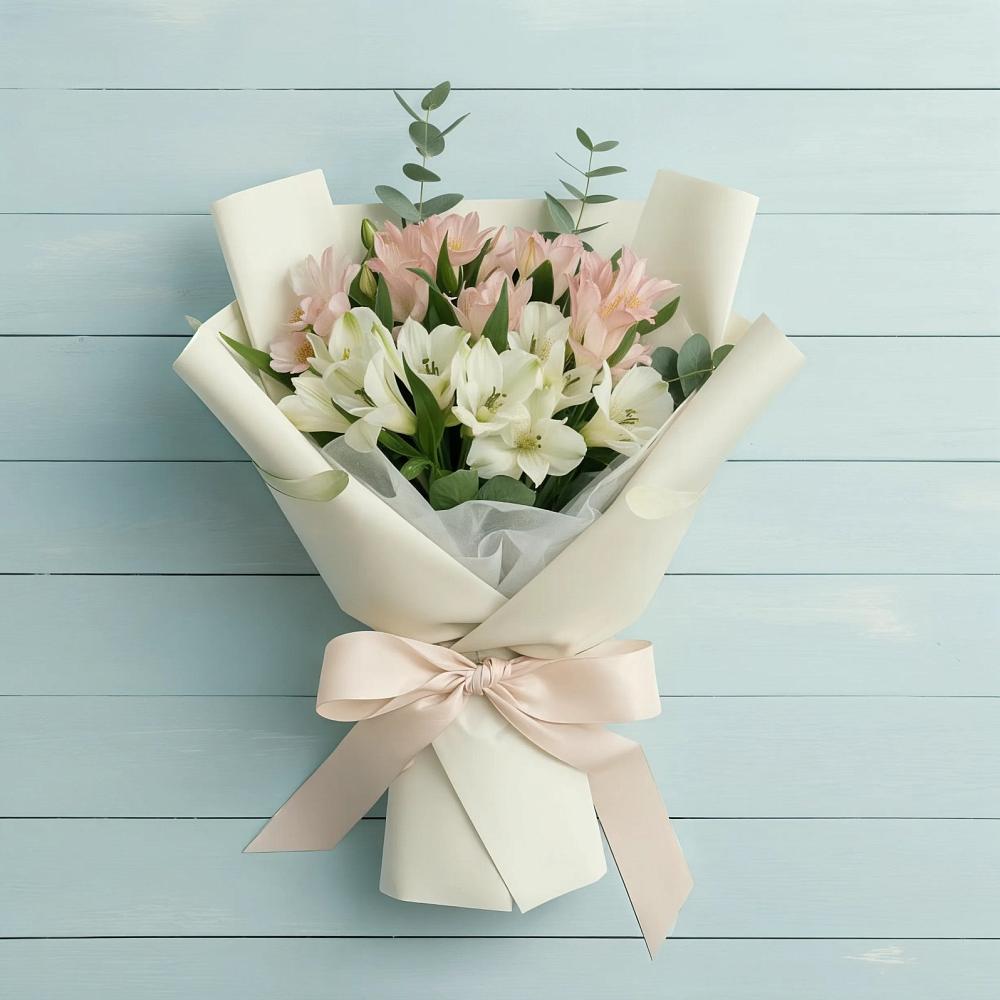 Букет цветов из: Альстромерии в Бужарово