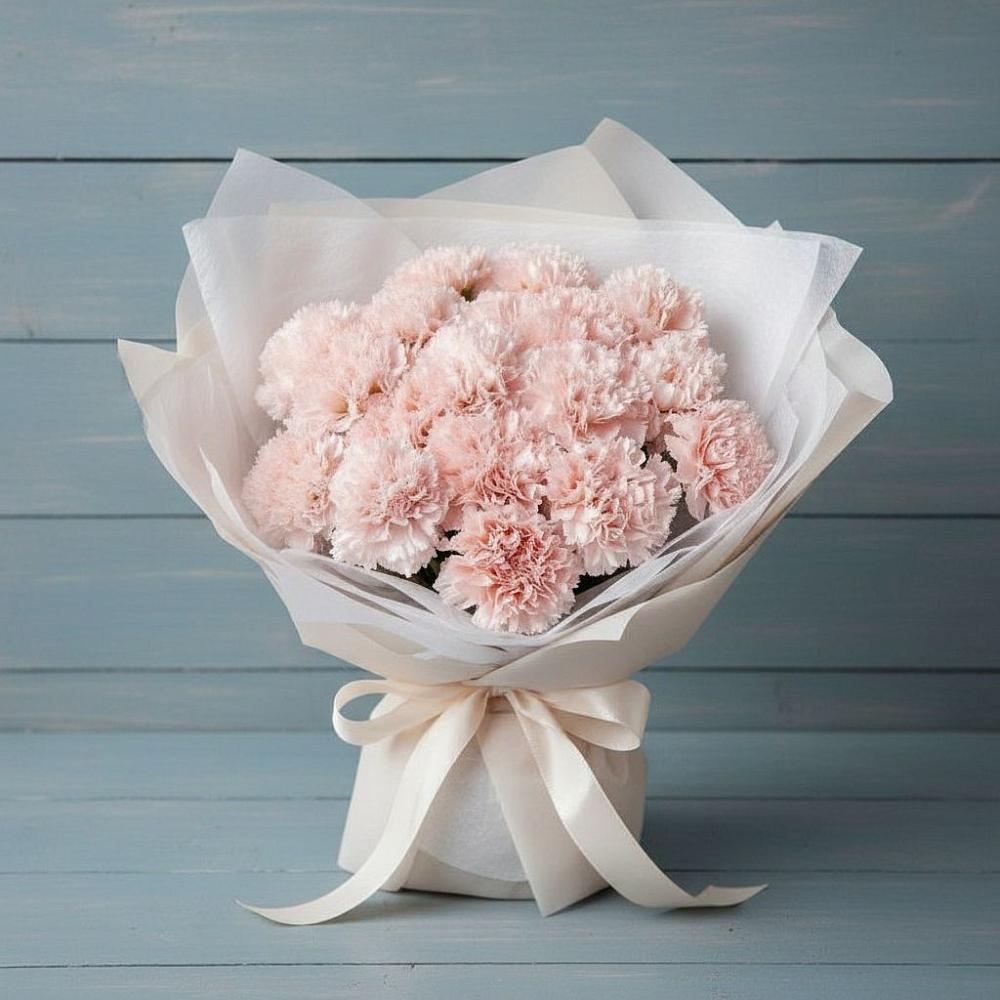 Букет цветов из: Гвоздики в Бужарово