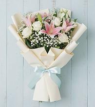 Букет цветов из:  Лилии #REPLACE_PRED# Бужарово